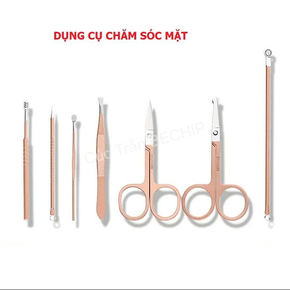 BỘ DỤNG CỤ LÀM MÓNG, 16, 18 CHI TIẾT MÀU HỒNG CTB182 - BECHIP BỘ DỤNG CỤ LÀM MÓNG, 16, 18 CHI TIẾT MÀU HỒNG CTB182 - BECHIP