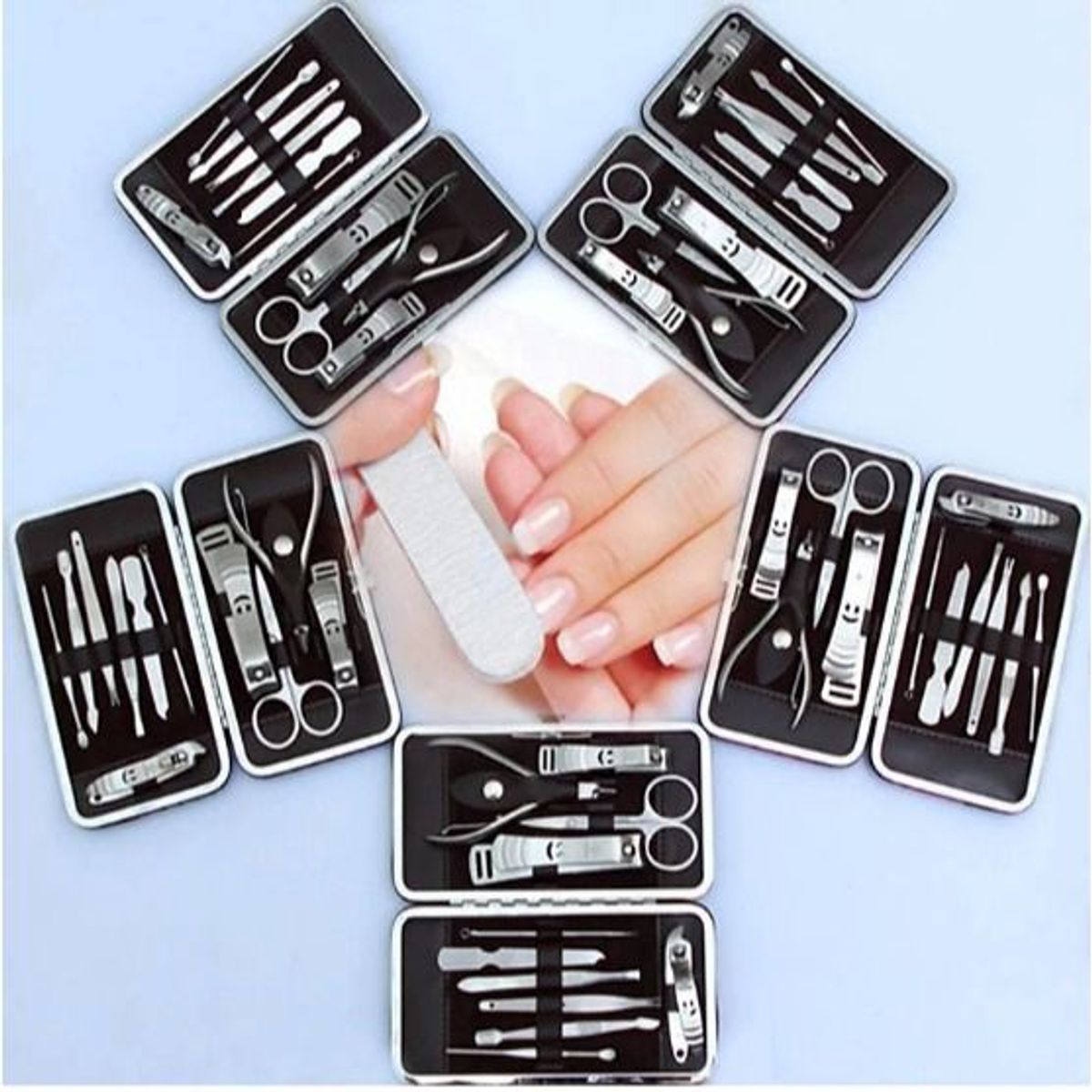 BỘ KÌM CẮT MÓNG ĐA NĂNG 12 MÓN CTB81 - BECHIP BỘ KÌM CẮT MÓNG ĐA NĂNG 12 MÓN CTB81 - BECHIP