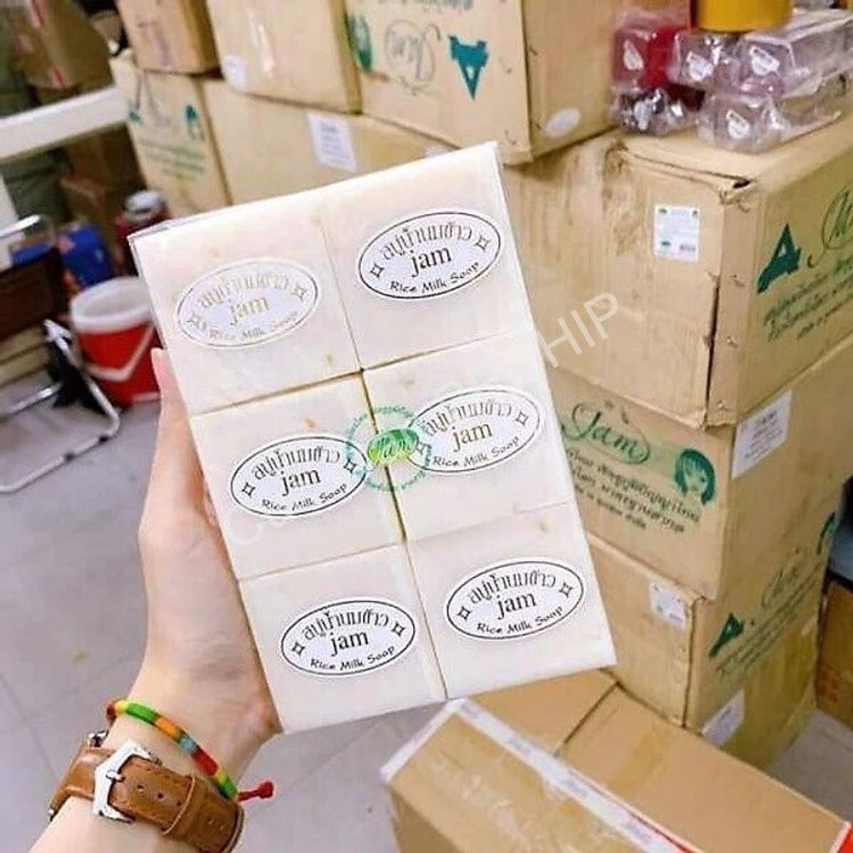XÀ PHÒNG CÁM GẠO THÁI LAN JAM RICE MILK SOAP DƯỠNG TRẮNG, GIẢM MỤN THÂM CTB175 – BECHIP XÀ PHÒNG CÁM GẠO THÁI LAN JAM RICE MILK SOAP DƯỠNG TRẮNG, GIẢM MỤN THÂM CTB175 – BECHIP