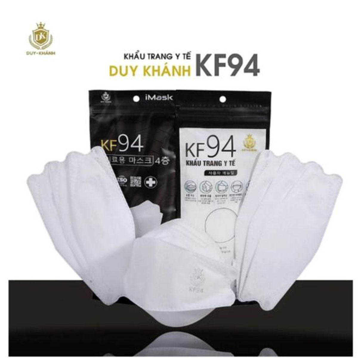 COMBO 100 CÁI KHẨU TRANG KF94 CHỐNG BỤI SIÊU MỊN DUY KHÁNH CTB74 - BECHP COMBO 100 CÁI KHẨU TRANG KF94 CHỐNG BỤI SIÊU MỊN DUY KHÁNH CTB74 - BECHP