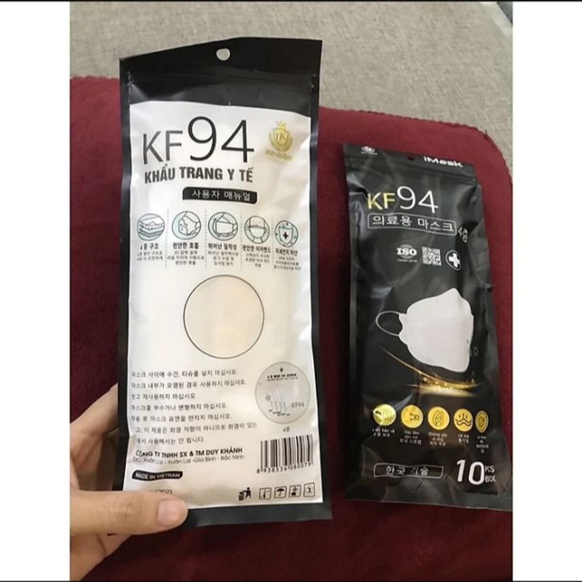 COMBO 100 CÁI KHẨU TRANG KF94 CHỐNG BỤI SIÊU MỊN DUY KHÁNH CTB74 - BECHP COMBO 100 CÁI KHẨU TRANG KF94 CHỐNG BỤI SIÊU MỊN DUY KHÁNH CTB74 - BECHP