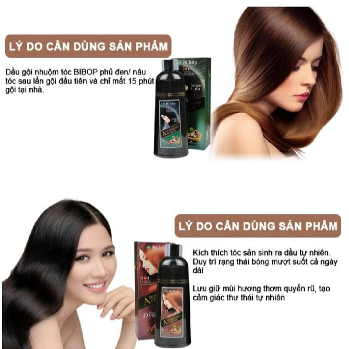 DẦU GỘI PHỦ BẠC ĐEN, NÂU TÓC TỪ LẦN GỘI ĐẦU TIÊN BIBOP CTB191 - BECHIP DẦU GỘI PHỦ BẠC ĐEN, NÂU TÓC TỪ LẦN GỘI ĐẦU TIÊN BIBOP CTB191 - BECHIP