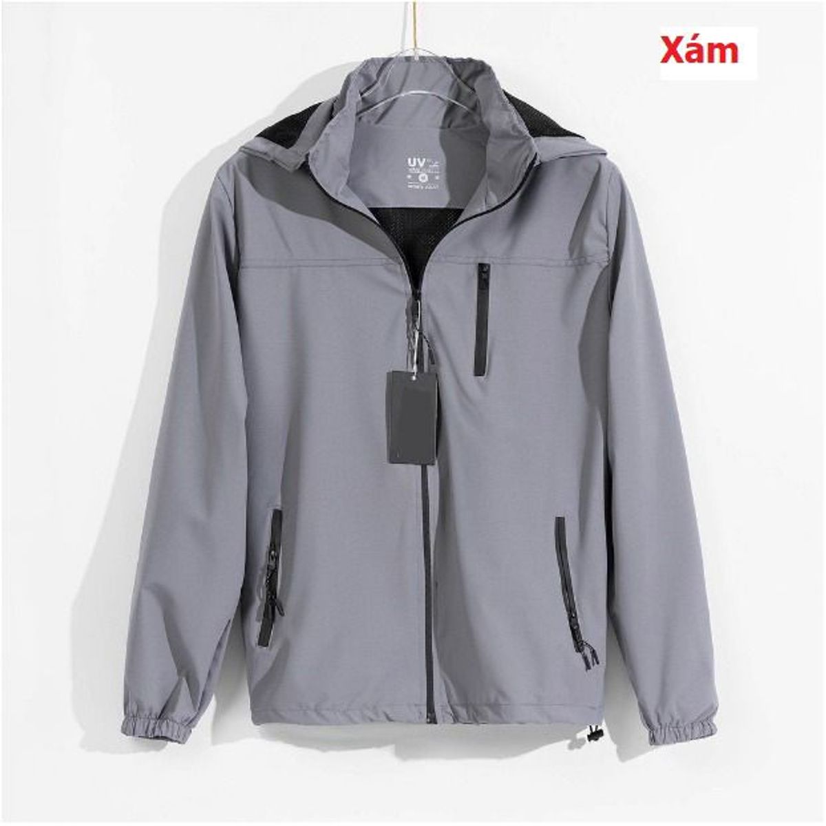 ÁO GIÓ, ÁO KHOÁC GIÓ UNISEX NAM NỮ 2 LỚP CAO CẤP 3 KHÓA CTB306 - BECHIP ÁO GIÓ, ÁO KHOÁC GIÓ UNISEX NAM NỮ 2 LỚP CAO CẤP 3 KHÓA CTB306 - BECHIP