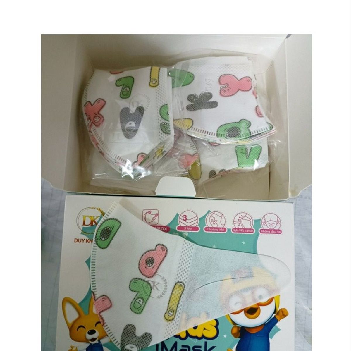 HỘP 50 KHẨU TRANG Y TẾ 3D KIDS CHO BÉ TỪ 1- 6 TUỔI CTB136 - BECHIP HỘP 50 KHẨU TRANG Y TẾ 3D KIDS CHO BÉ TỪ 1- 6 TUỔI CTB136 - BECHIP