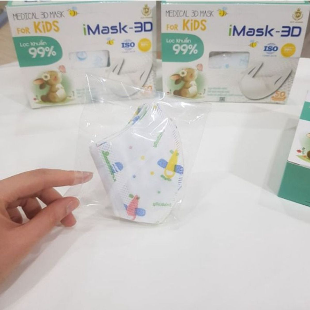 HỘP 50 KHẨU TRANG Y TẾ 3D KIDS CHO BÉ TỪ 1- 6 TUỔI CTB136 - BECHIP HỘP 50 KHẨU TRANG Y TẾ 3D KIDS CHO BÉ TỪ 1- 6 TUỔI CTB136 - BECHIP