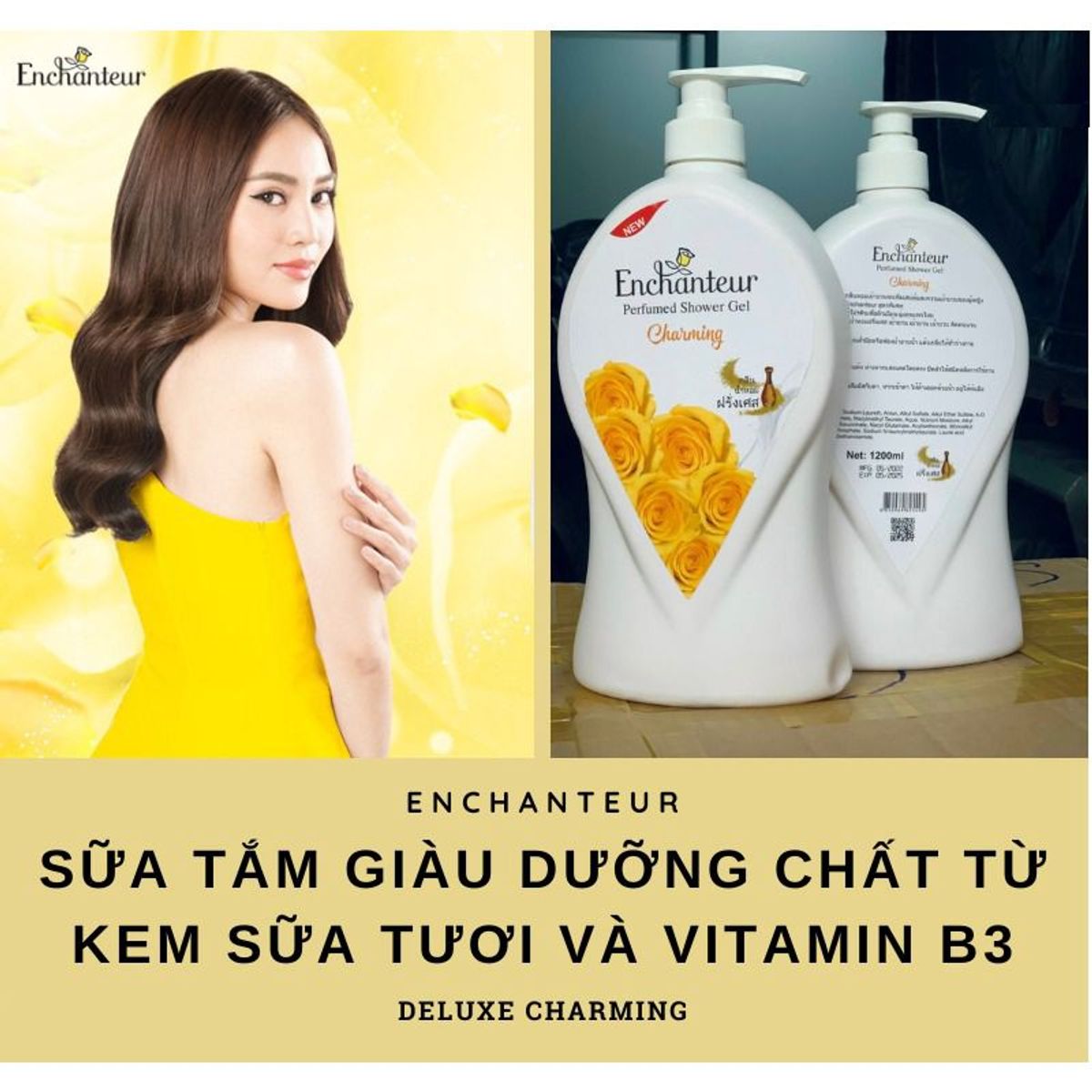 SỮA TẮM HƯƠNG NƯỚC HOA ENCHANTEUR 1200ML CTB252 – BECHIP SỮA TẮM HƯƠNG NƯỚC HOA ENCHANTEUR 1200ML CTB252 – BECHIP