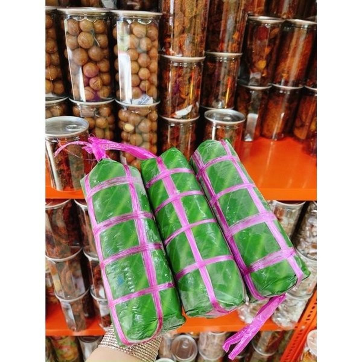 Chả Hoa ngũ sắc trứng muối+trứng bắt thảo đòn 500g Chả Hoa ngũ sắc trứng muối+trứng bắt thảo đòn 500g