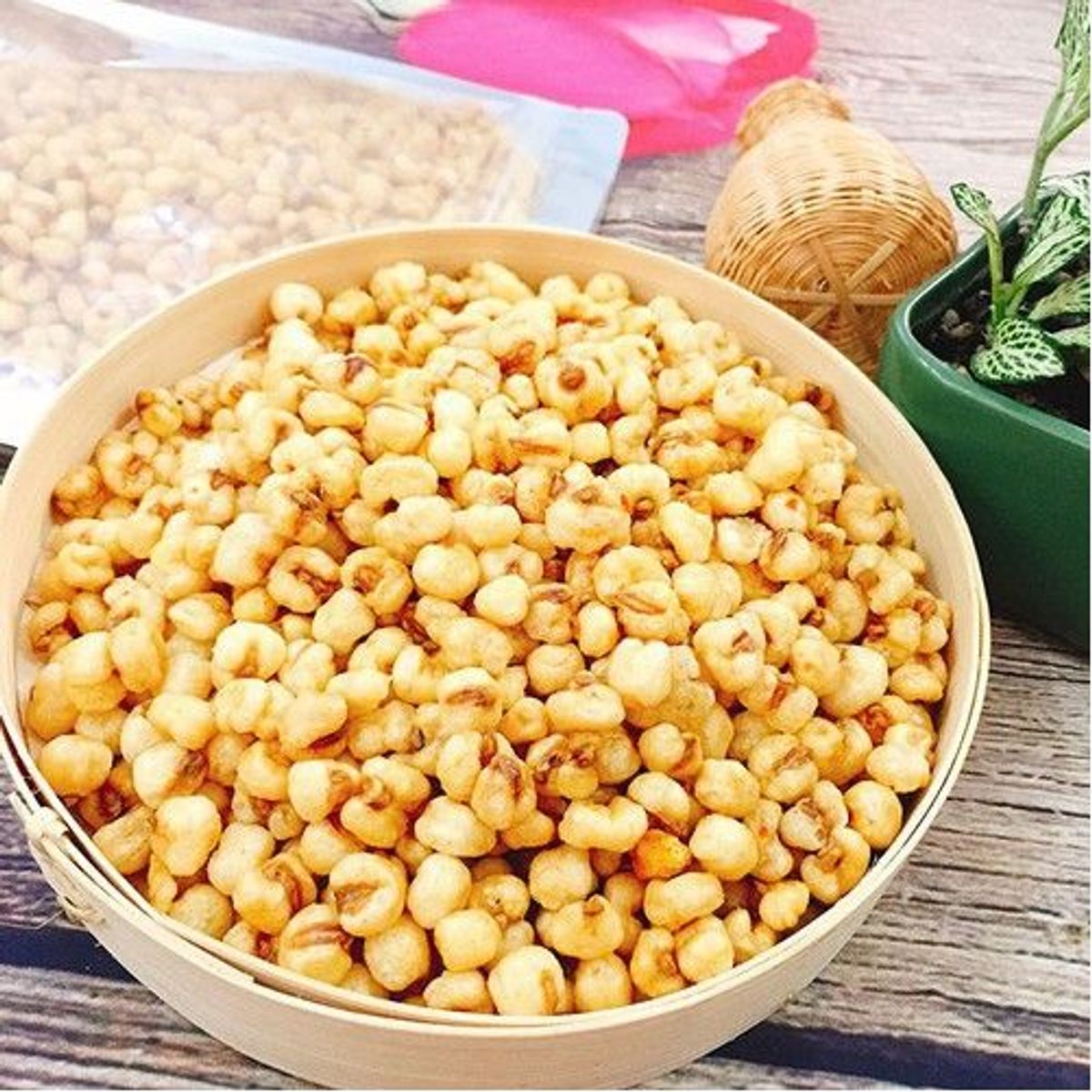 BẮP NẾP SẤY GIÒN TẨM GIA VỊ GIÒN RỤM TÚI 500g CTB608 - BECHIP BẮP NẾP SẤY GIÒN TẨM GIA VỊ GIÒN RỤM TÚI 500g CTB608 - BECHIP