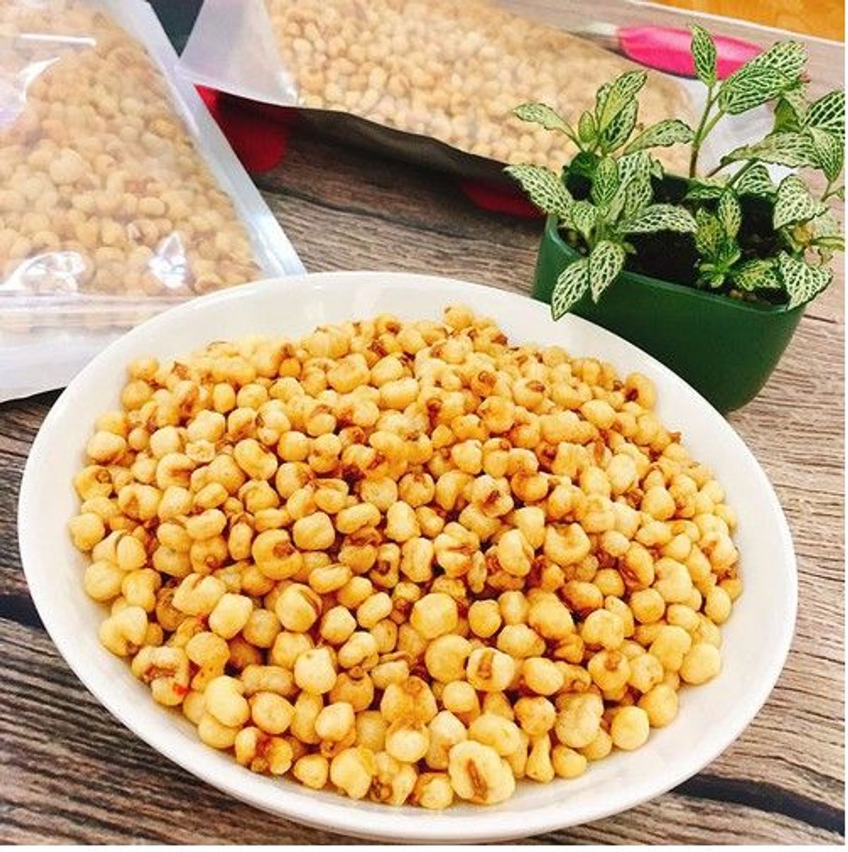 BẮP NẾP SẤY GIÒN TẨM GIA VỊ GIÒN RỤM TÚI 500g CTB608 - BECHIP BẮP NẾP SẤY GIÒN TẨM GIA VỊ GIÒN RỤM TÚI 500g CTB608 - BECHIP