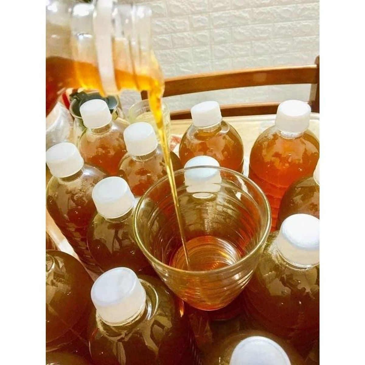 Mật Ong hoa cafe chai 1Lit Mật Ong hoa cafe chai 1Lit