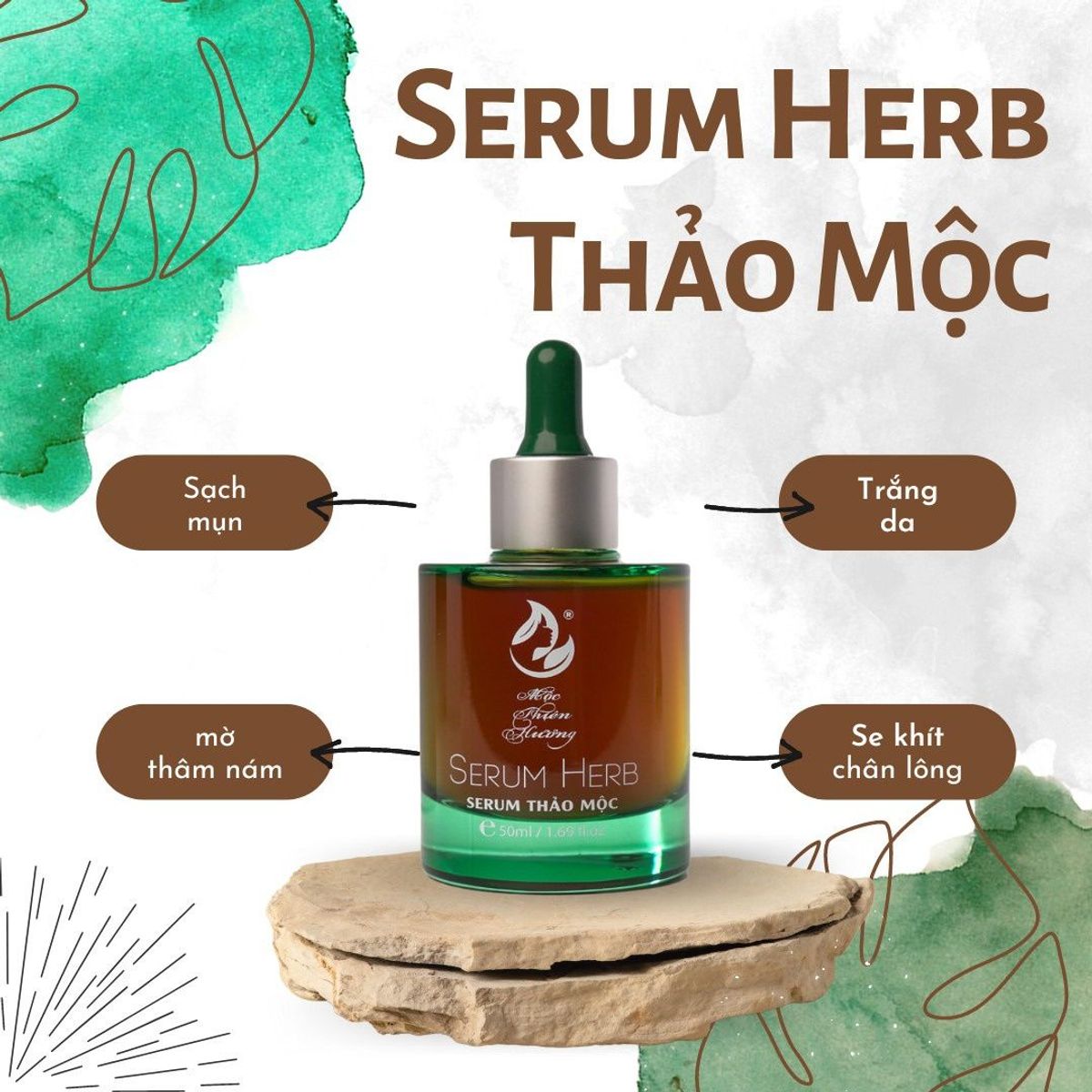SERUM DÀNH CHO DA MỤN HERBAL ANTI 100ML - ACNE SERUM - MỘC THIÊN HƯƠNG SERUM DÀNH CHO DA MỤN HERBAL ANTI 100ML - ACNE SERUM - MỘC THIÊN HƯƠNG
