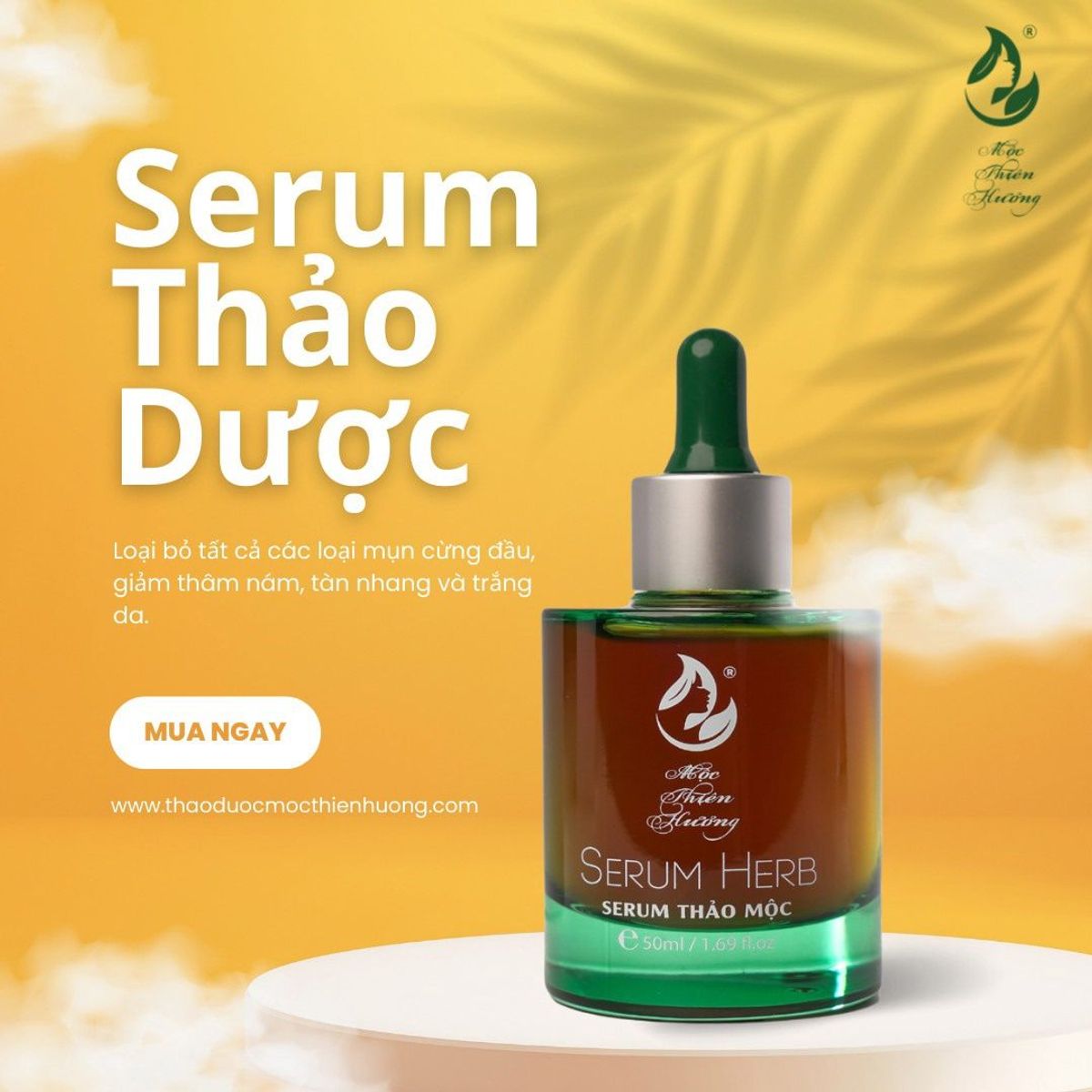SERUM DÀNH CHO DA MỤN HERBAL ANTI 100ML - ACNE SERUM - MỘC THIÊN HƯƠNG SERUM DÀNH CHO DA MỤN HERBAL ANTI 100ML - ACNE SERUM - MỘC THIÊN HƯƠNG