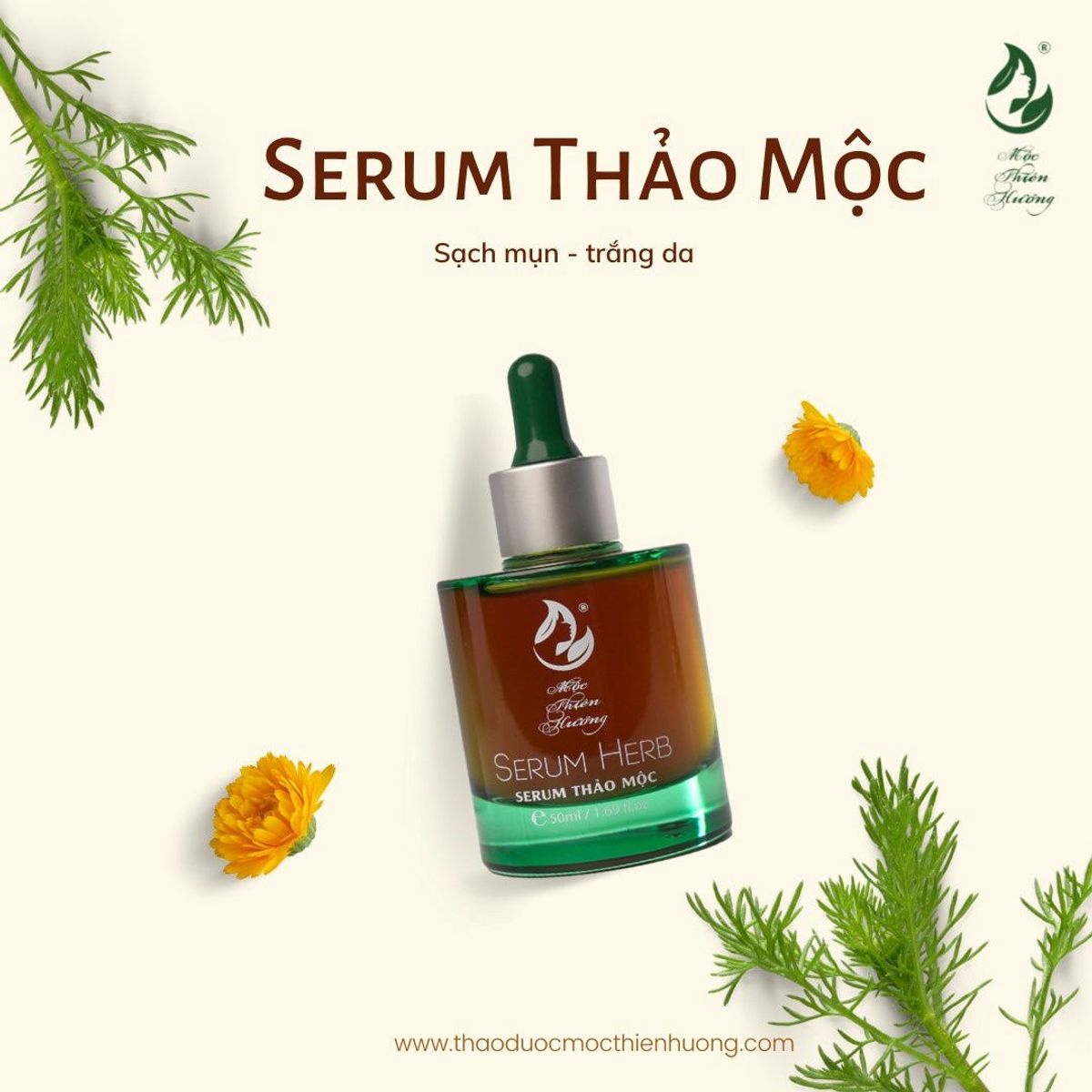 SERUM DÀNH CHO DA MỤN HERBAL ANTI 100ML - ACNE SERUM - MỘC THIÊN HƯƠNG SERUM DÀNH CHO DA MỤN HERBAL ANTI 100ML - ACNE SERUM - MỘC THIÊN HƯƠNG