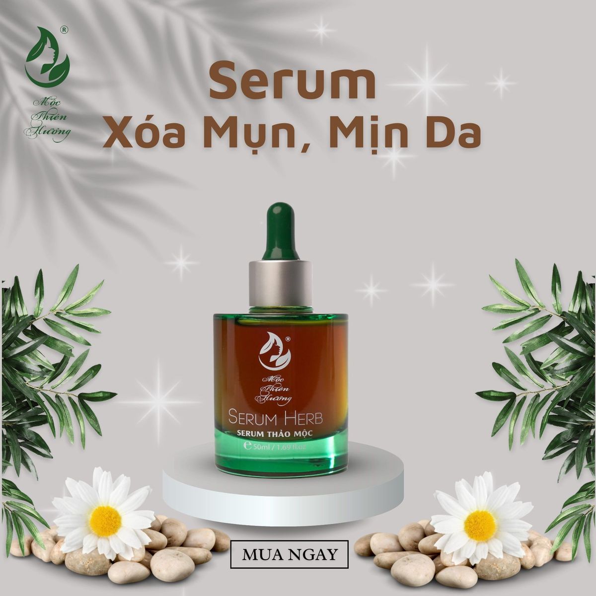 SERUM DÀNH CHO DA MỤN HERBAL ANTI 100ML - ACNE SERUM - MỘC THIÊN HƯƠNG SERUM DÀNH CHO DA MỤN HERBAL ANTI 100ML - ACNE SERUM - MỘC THIÊN HƯƠNG