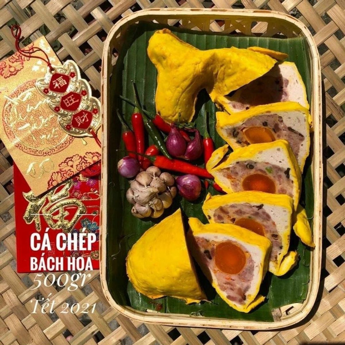 Chả hoa cá chép con 500gr (giao hoả tốc tpchm) Chả hoa cá chép con 500gr (giao hoả tốc tpchm)