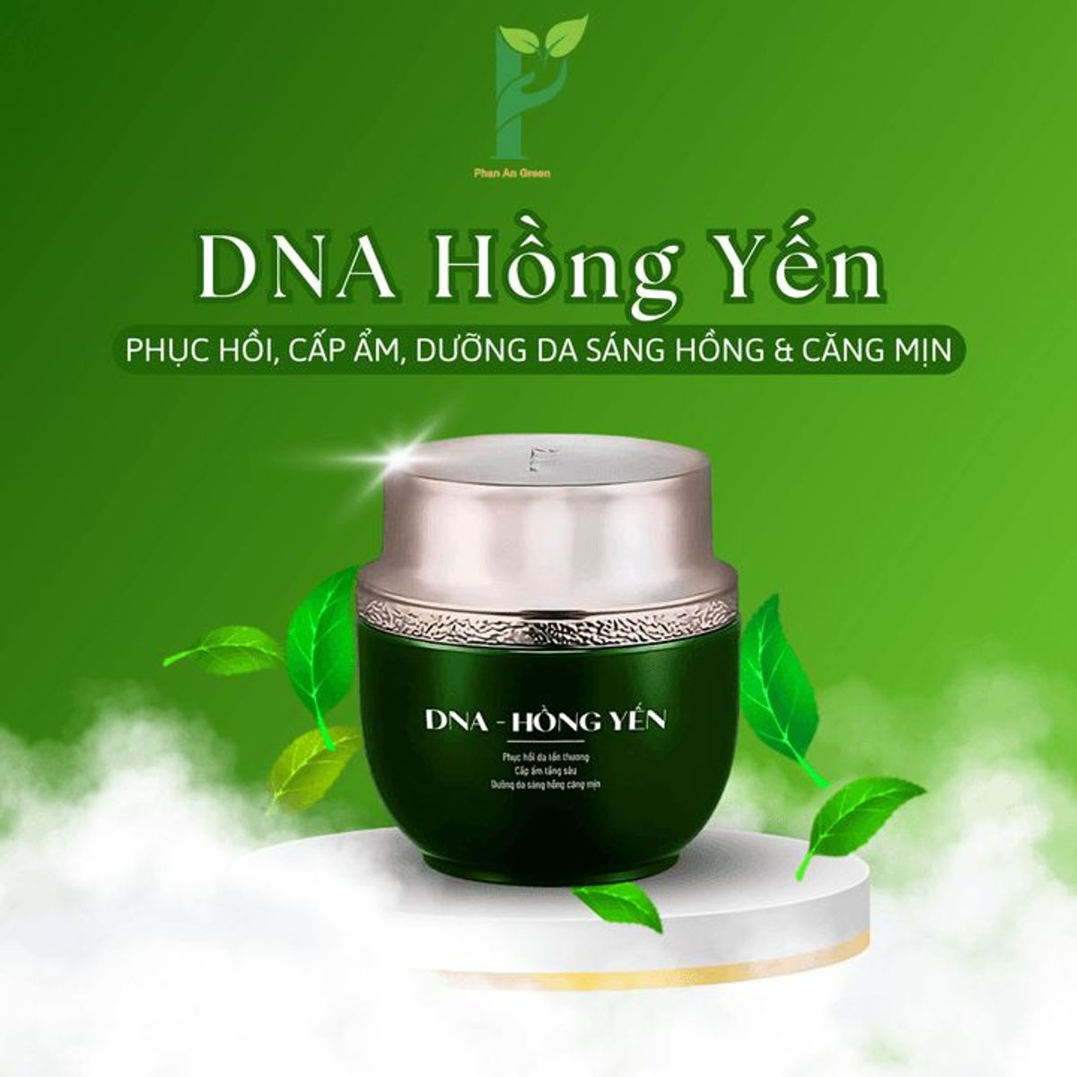 SET 1 HỘP KEM DƯỠNG DA DNA HỒNG YẾN - PHỤC HỒI, CẤP ẨM, TRẮNG HỒNG & MỊN MÀNG + 1 HỘP VIÊN UỐNG TRẮNG DA NINE’S BEAUTY - PHAN AN GREEN SET 1 HỘP KEM DƯỠNG DA DNA HỒNG YẾN - PHỤC HỒI, CẤP ẨM, TRẮNG HỒNG & MỊN MÀNG + 1 HỘP VIÊN UỐNG TRẮNG DA NINE’S BEAUTY - PHAN AN GREEN