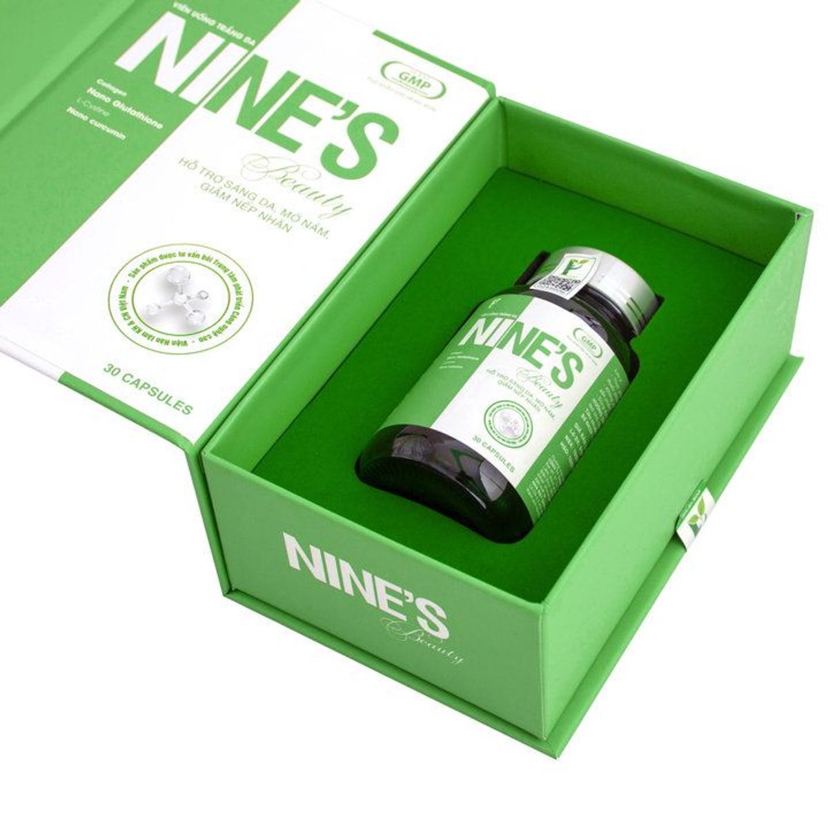 SET 1 HỘP KEM DƯỠNG DA DNA HỒNG YẾN - PHỤC HỒI, CẤP ẨM, TRẮNG HỒNG & MỊN MÀNG + 1 HỘP VIÊN UỐNG TRẮNG DA NINE’S BEAUTY - PHAN AN GREEN SET 1 HỘP KEM DƯỠNG DA DNA HỒNG YẾN - PHỤC HỒI, CẤP ẨM, TRẮNG HỒNG & MỊN MÀNG + 1 HỘP VIÊN UỐNG TRẮNG DA NINE’S BEAUTY - PHAN AN GREEN
