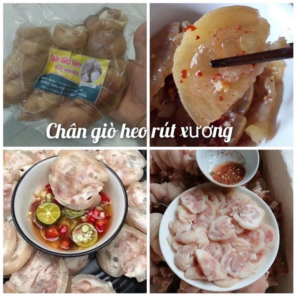 Giò heo rút xương 1kg (giao hỏa tốc tphcm) Giò heo rút xương 1kg (giao hỏa tốc tphcm)