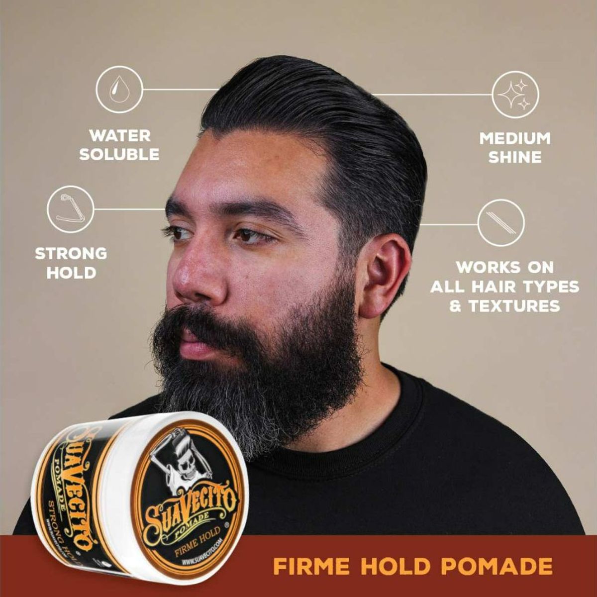 Sáp vuốt tóc Suavecito Pomade chính hãng Sáp vuốt tóc Suavecito Pomade chính hãng