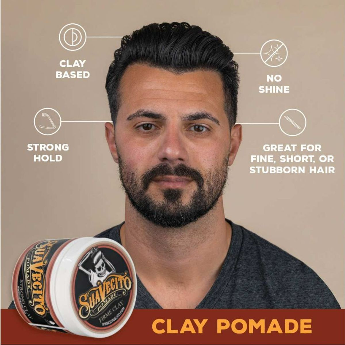 Sáp vuốt tóc Suavecito Pomade chính hãng Sáp vuốt tóc Suavecito Pomade chính hãng