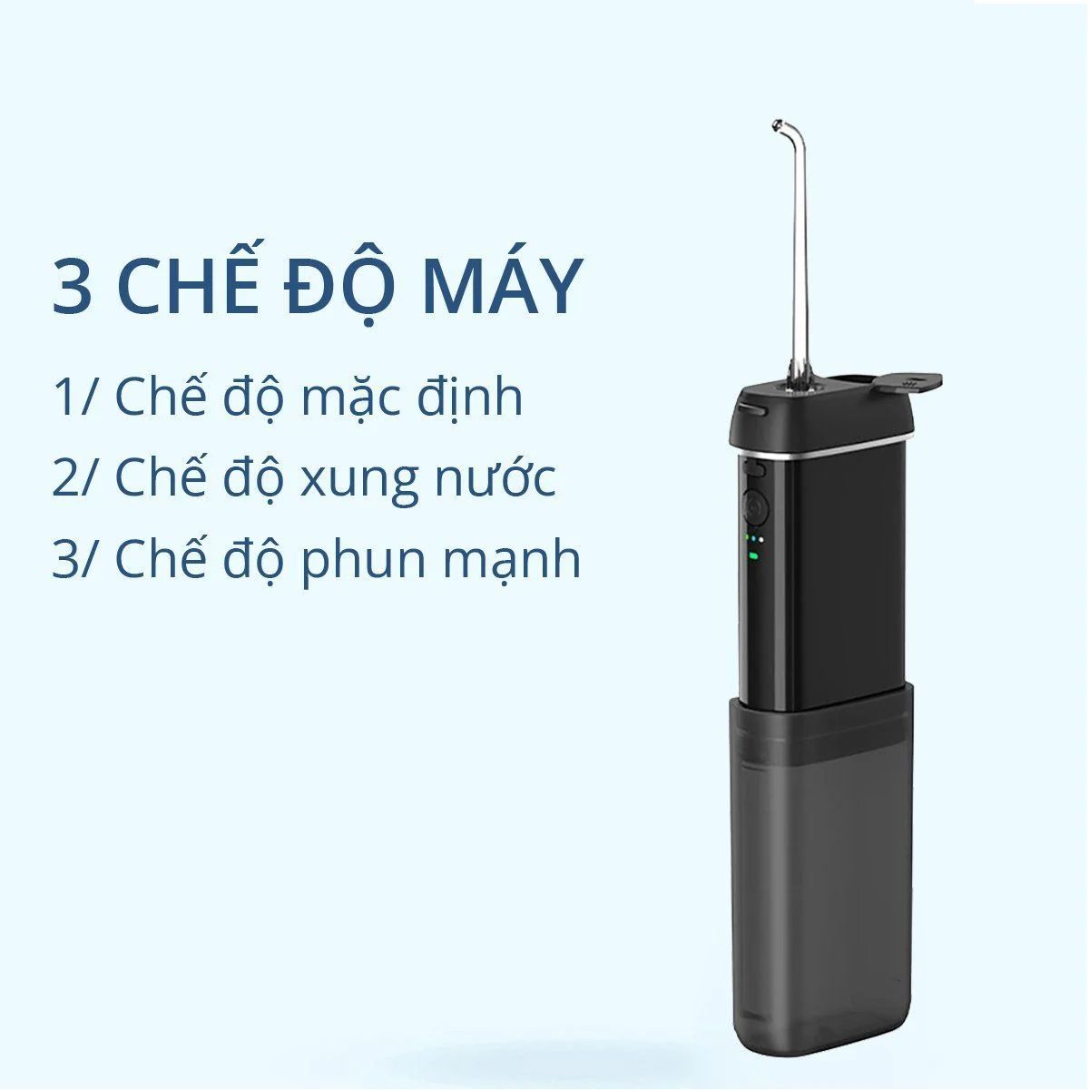 Tăm nước bỏ túi Kachi MK357 màu đen Tăm nước bỏ túi Kachi MK357 màu đen
