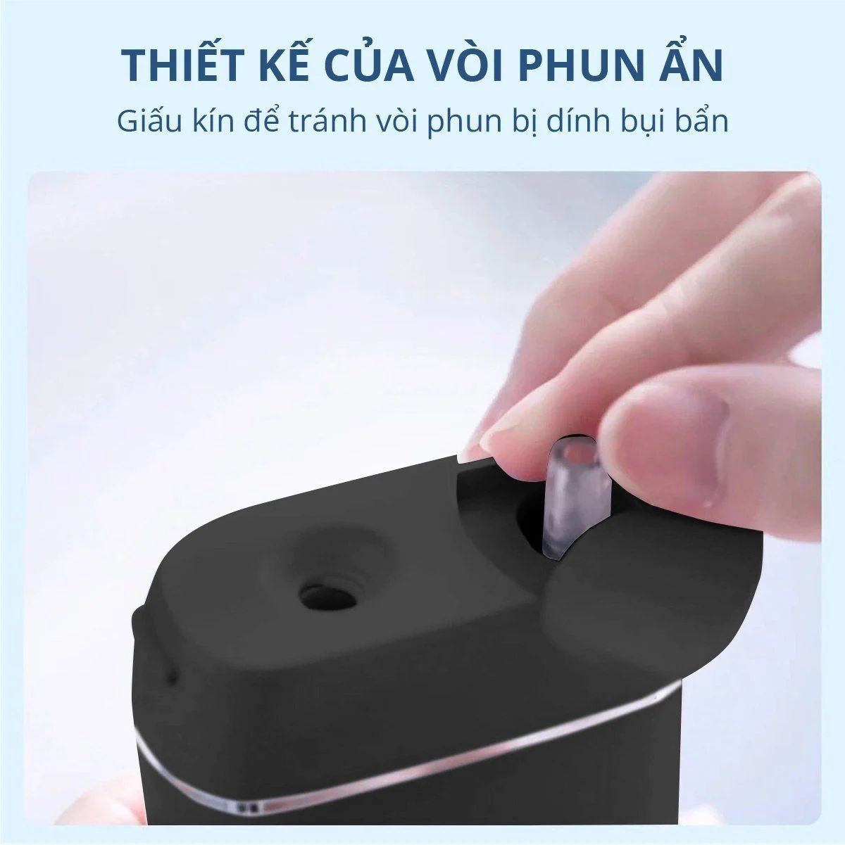 Tăm nước bỏ túi Kachi MK357 màu đen Tăm nước bỏ túi Kachi MK357 màu đen