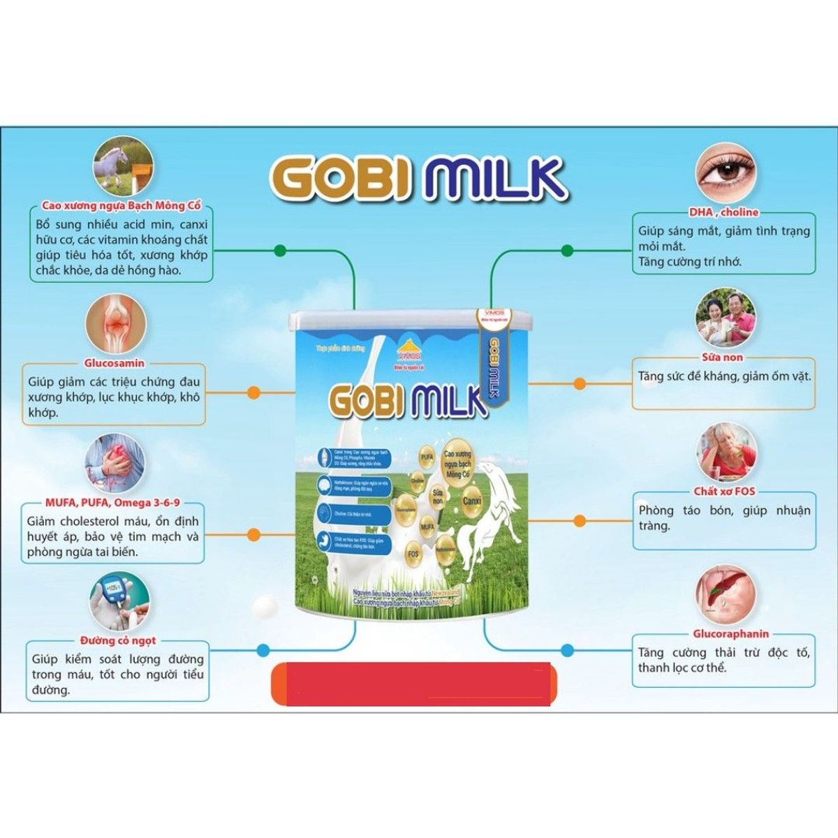 Sữa Gobi milk Cao xương ngựa bạch Mông Cổ 750g Sữa Gobi milk Cao xương ngựa bạch Mông Cổ 750g