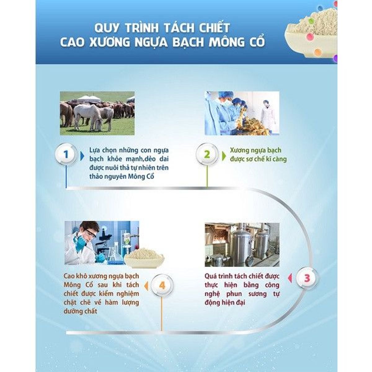 Sữa Gobi milk Cao xương ngựa bạch Mông Cổ 400g Sữa Gobi milk Cao xương ngựa bạch Mông Cổ 400g