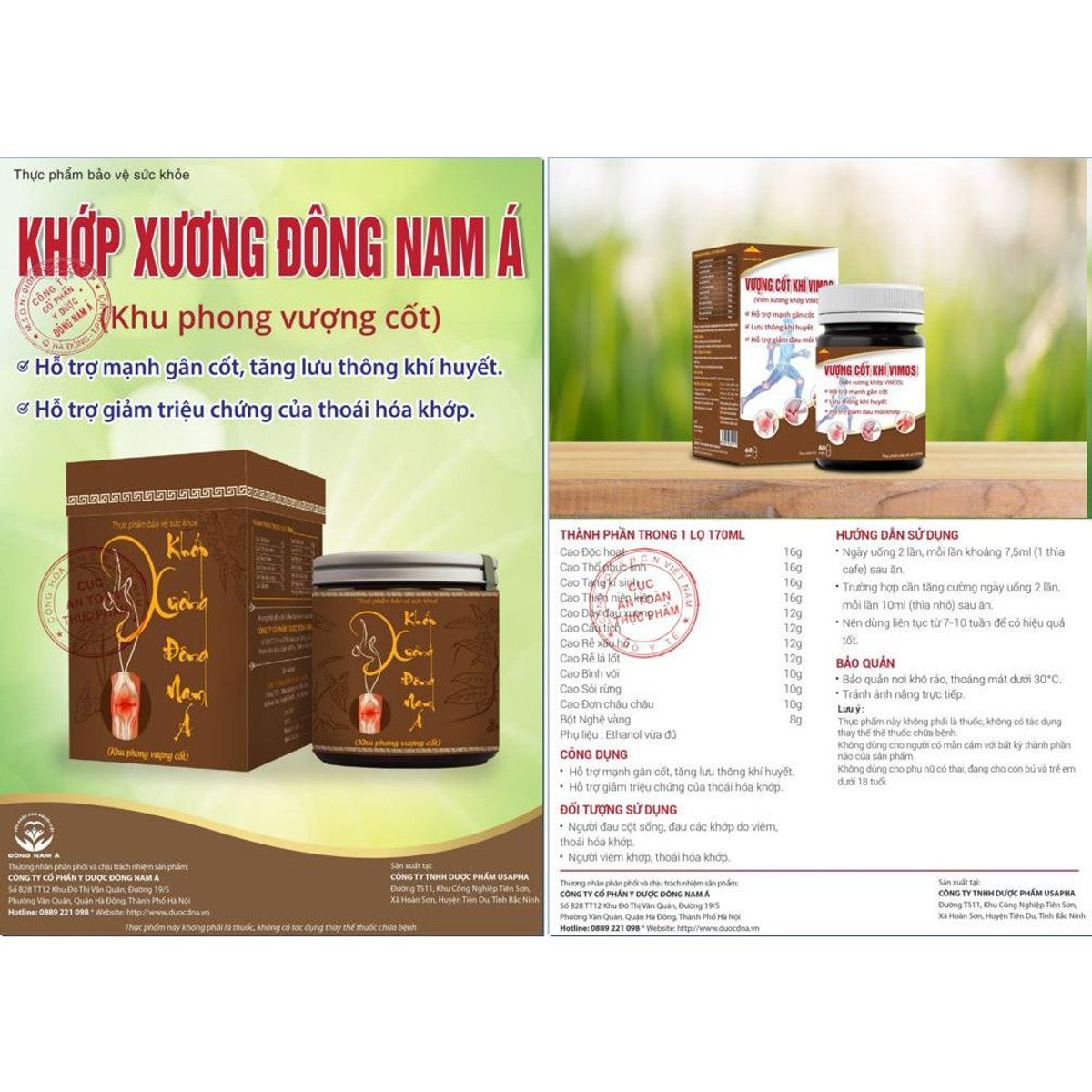 Giảm đau Khớp xương Đông Nam Á Vimos hỗ trợ thoái hóa khớp, thoát vị đĩa đệm, đau thần kinh tọa, viêm đa khớp lọ 170ml Giảm đau Khớp xương Đông Nam Á Vimos hỗ trợ thoái hóa khớp, thoát vị đĩa đệm, đau thần kinh tọa, viêm đa khớp lọ 170ml