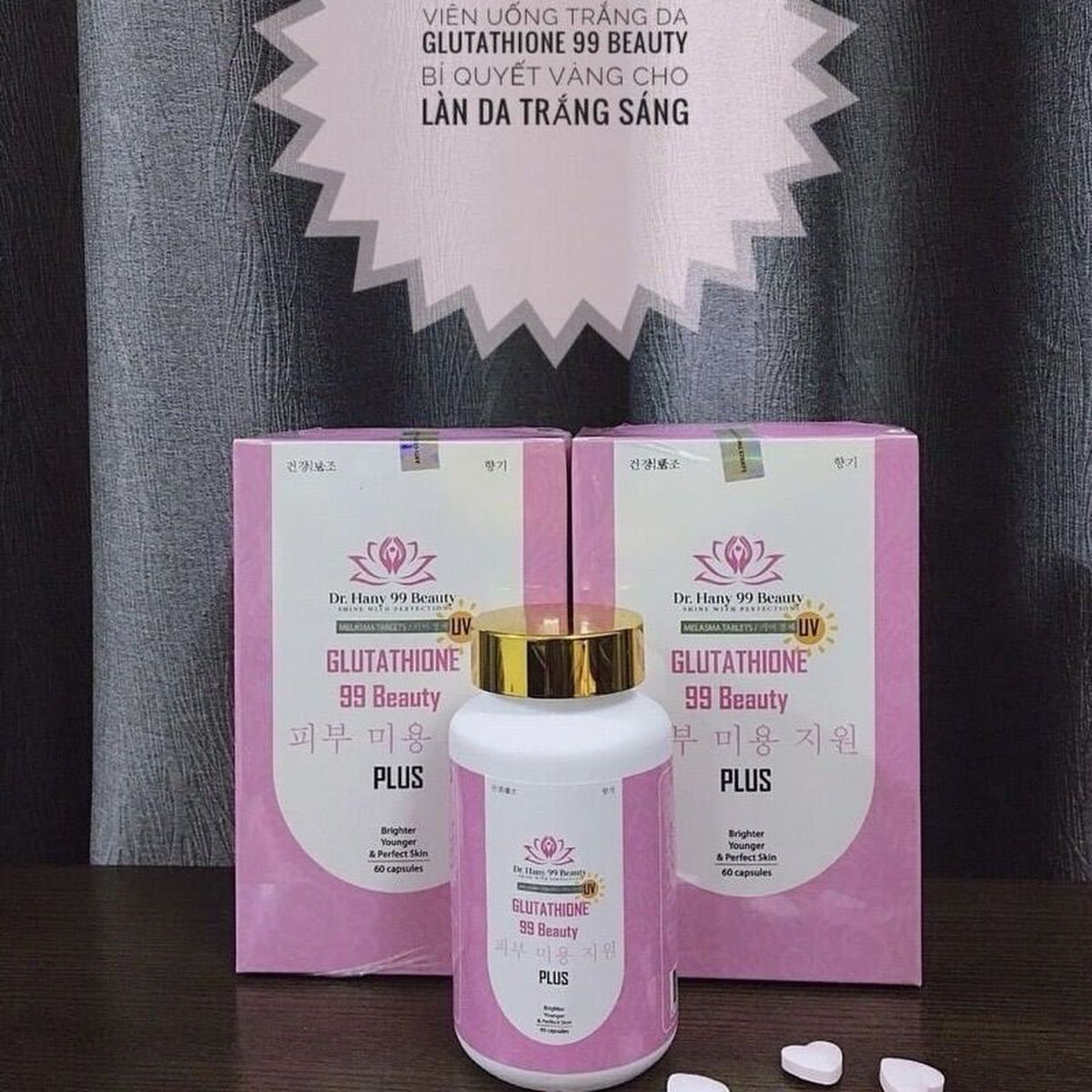 Viên uống Glutathione Dr Hany 99 Beauty Hàn Quốc, Sản phẩm chăm sóc da giúp  thay đổi nội tiết tố giá sỉ, giá bán buôn