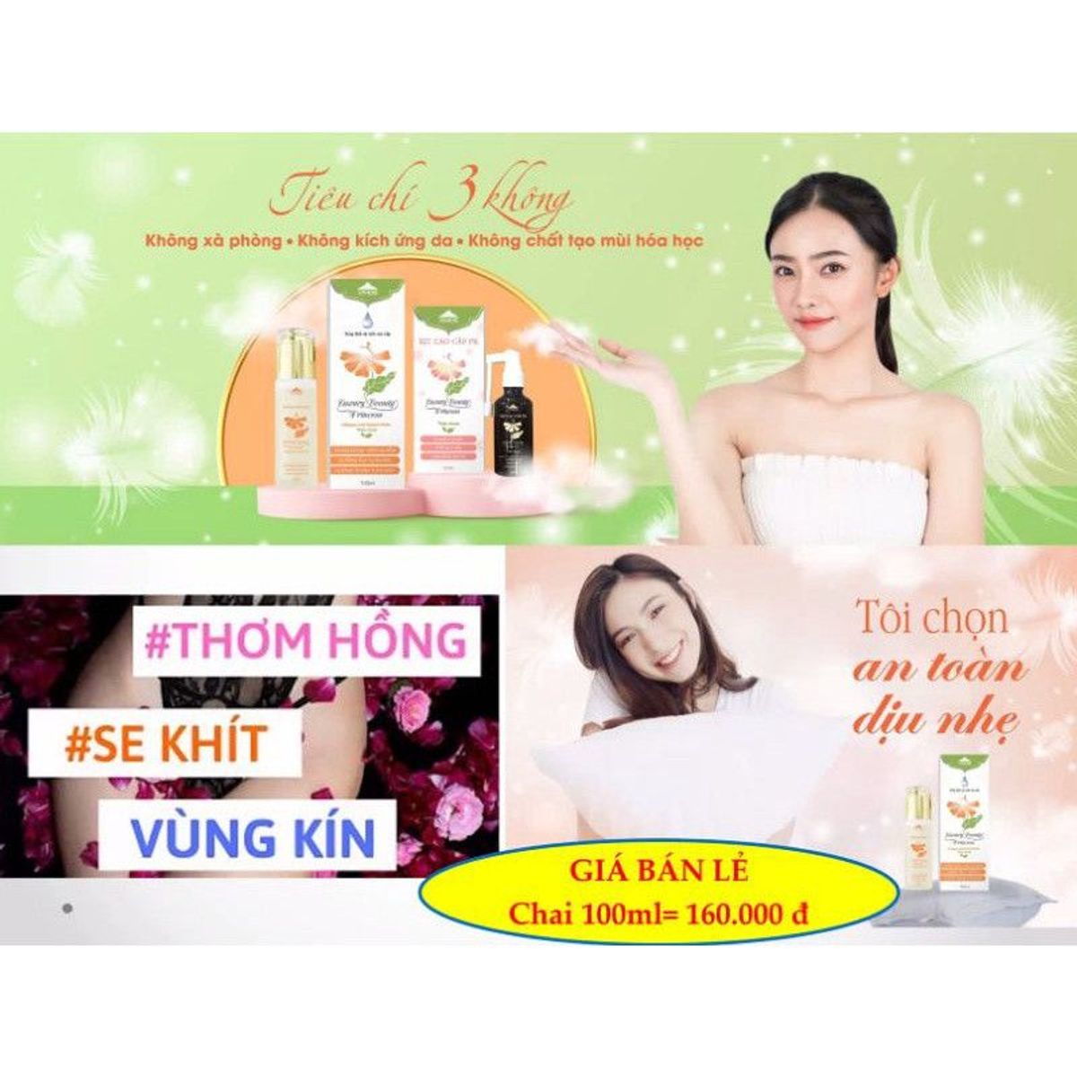Combo 2 chai Dung dịch vệ sinh phụ nữ cao cấp Luxury Beauty Princess VIMOS Dưỡng Ẩm, Ngăn Mùi, Ngừa Khuẩn, cân bằng pH chai 100ml Combo 2 chai Dung dịch vệ sinh phụ nữ cao cấp Luxury Beauty Princess VIMOS Dưỡng Ẩm, Ngăn Mùi, Ngừa Khuẩn, cân bằng pH chai 100ml