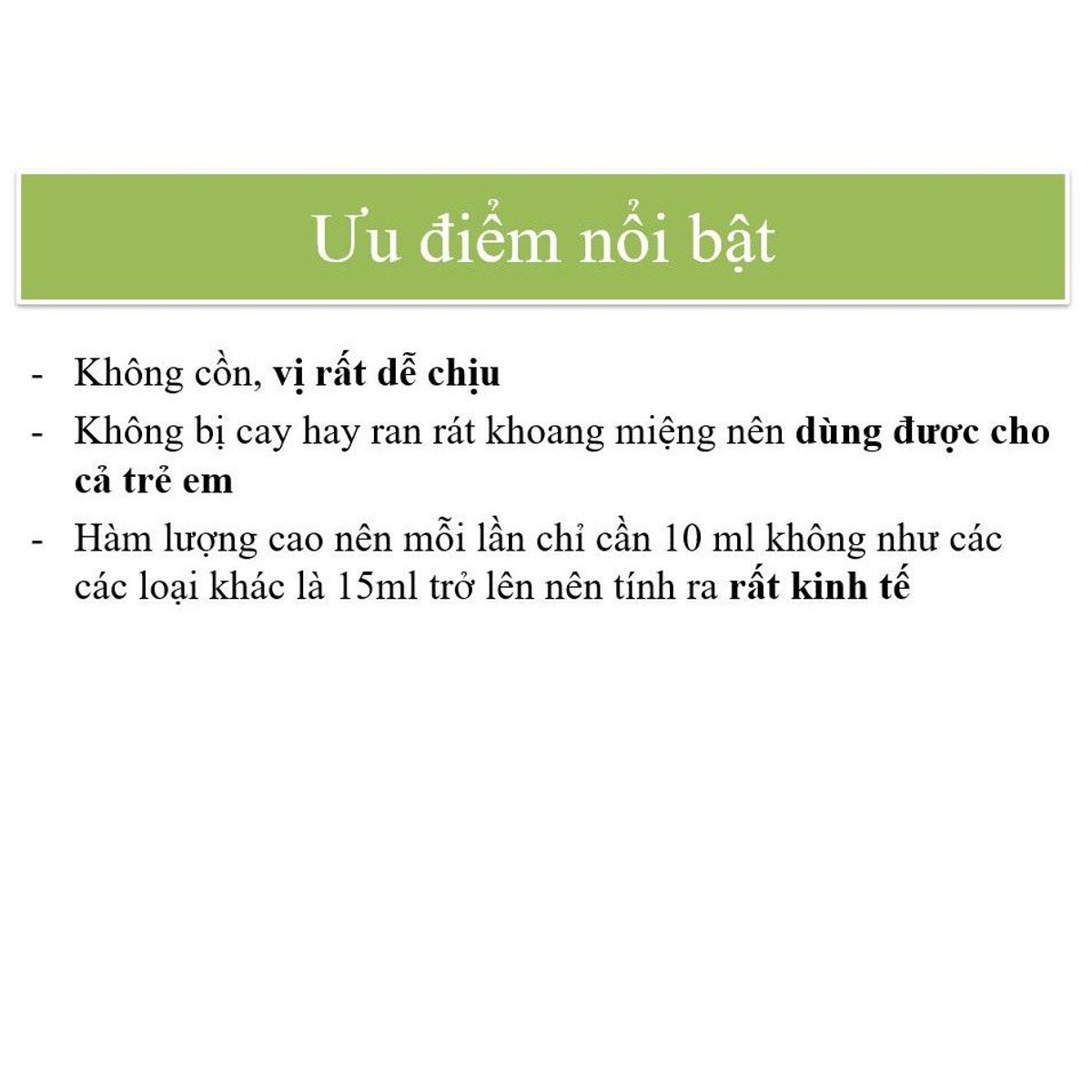 Nước súc miệng dược liệu Antivir Vimos bảo vệ khoang miệng, ngăn ngừa sự phát triển của vi khuẩn chai 250ml Nước súc miệng dược liệu Antivir Vimos bảo vệ khoang miệng, ngăn ngừa sự phát triển của vi khuẩn chai 250ml