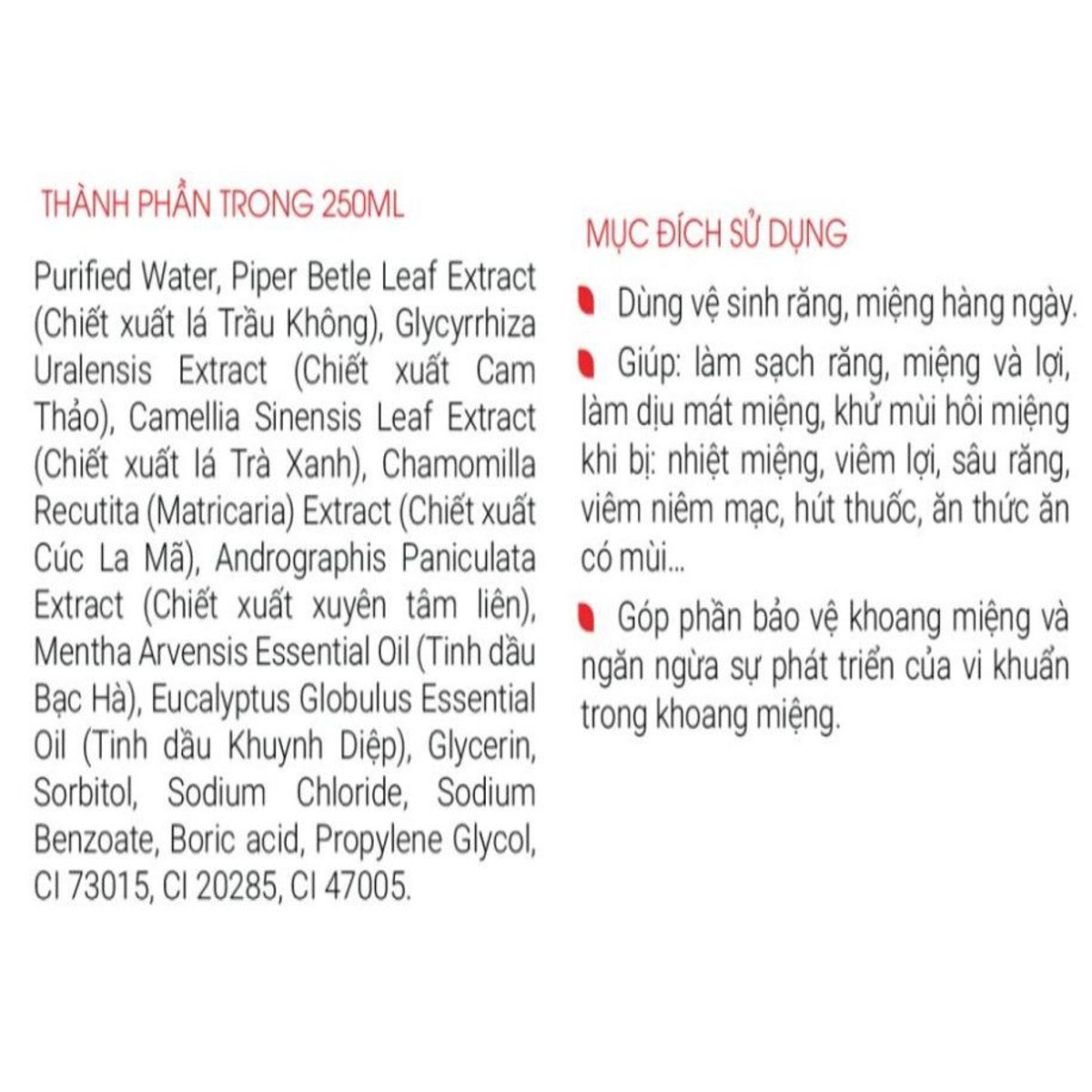 Nước súc miệng dược liệu Antivir Vimos bảo vệ khoang miệng, ngăn ngừa sự phát triển của vi khuẩn chai 250ml Nước súc miệng dược liệu Antivir Vimos bảo vệ khoang miệng, ngăn ngừa sự phát triển của vi khuẩn chai 250ml