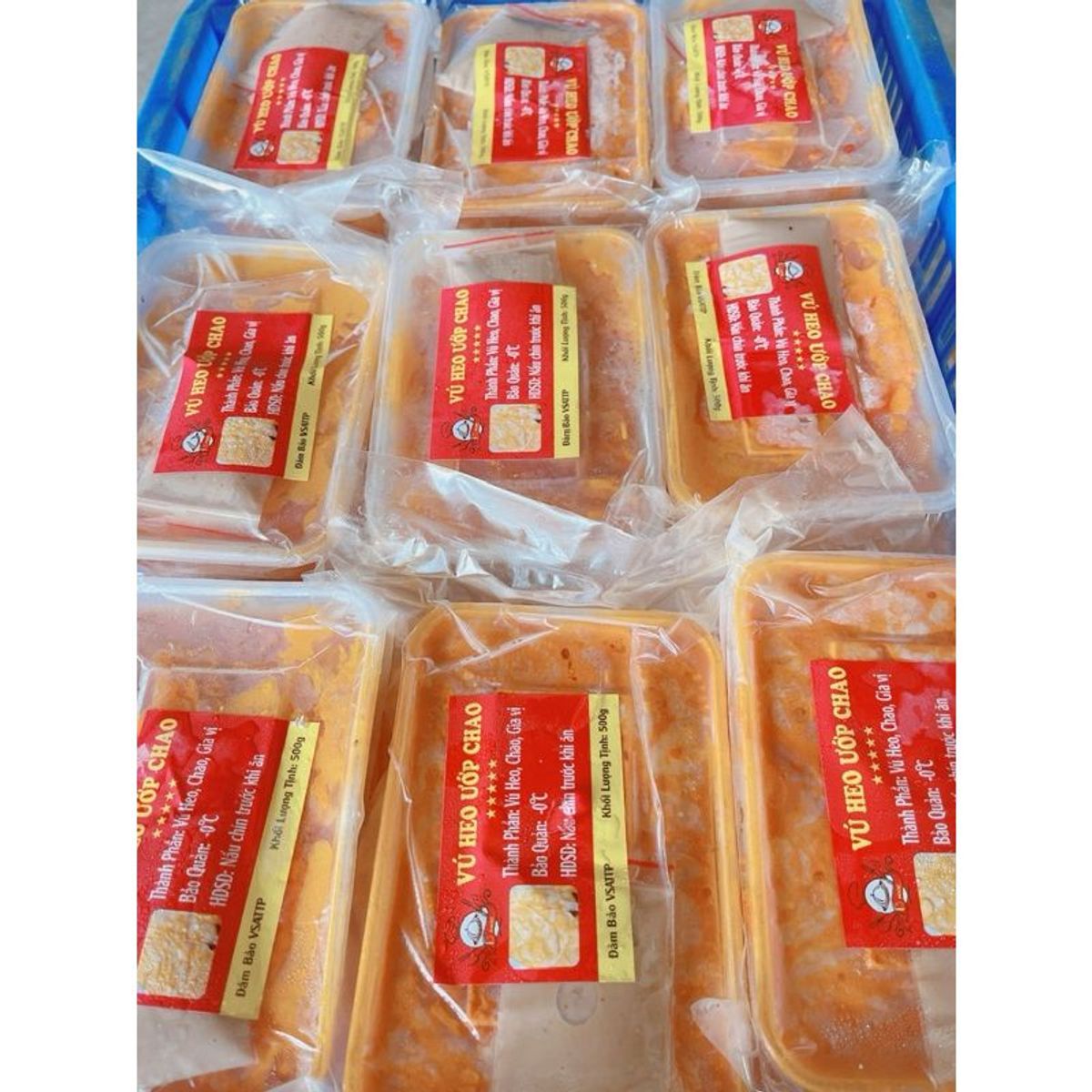 VÚ HEO ƯỚP SẴN SIÊU NGON Hộp 500g (giao tphcm) VÚ HEO ƯỚP SẴN SIÊU NGON Hộp 500g (giao tphcm)
