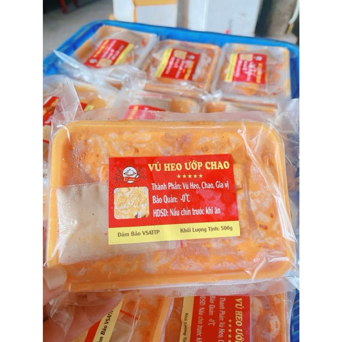VÚ HEO ƯỚP SẴN SIÊU NGON Hộp 500g (giao tphcm) VÚ HEO ƯỚP SẴN SIÊU NGON Hộp 500g (giao tphcm)