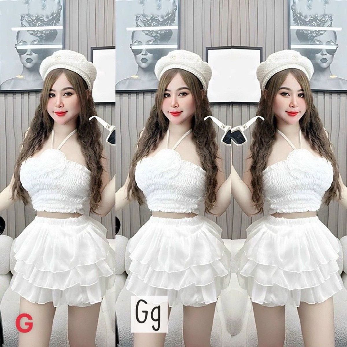 ĐẦM NỮ BÈO NHÚM ĐA TẦNG VOAN CHIFFON ĐÍNH HOA - AUSA HOUSE ĐẦM NỮ BÈO NHÚM ĐA TẦNG VOAN CHIFFON ĐÍNH HOA - AUSA HOUSE