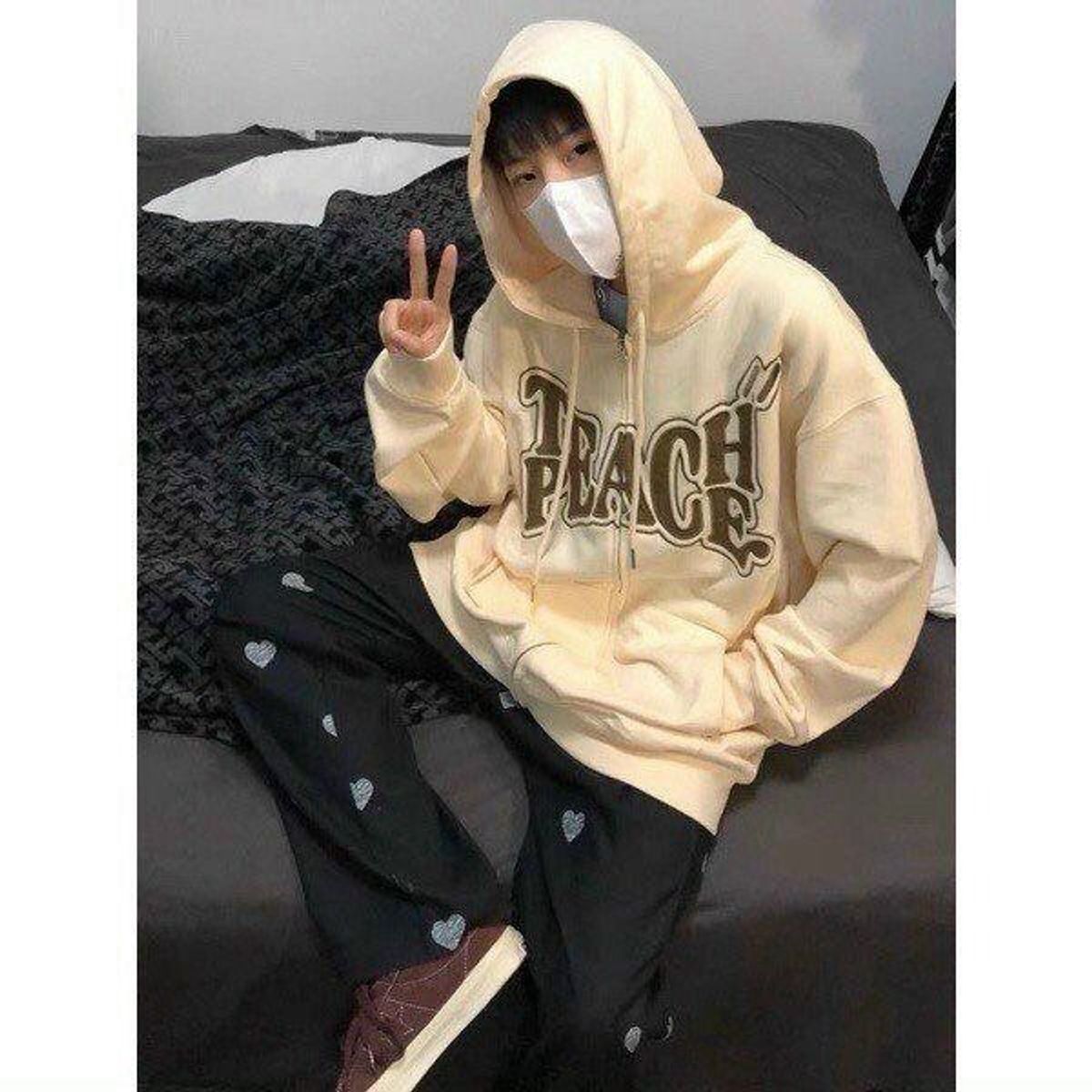 ÁO KHOÁC HOODIE ZIPPER NỈ NAM NỮ UNISEX TEACH PEACE - AUSA HOUSE ÁO KHOÁC HOODIE ZIPPER NỈ NAM NỮ UNISEX TEACH PEACE - AUSA HOUSE