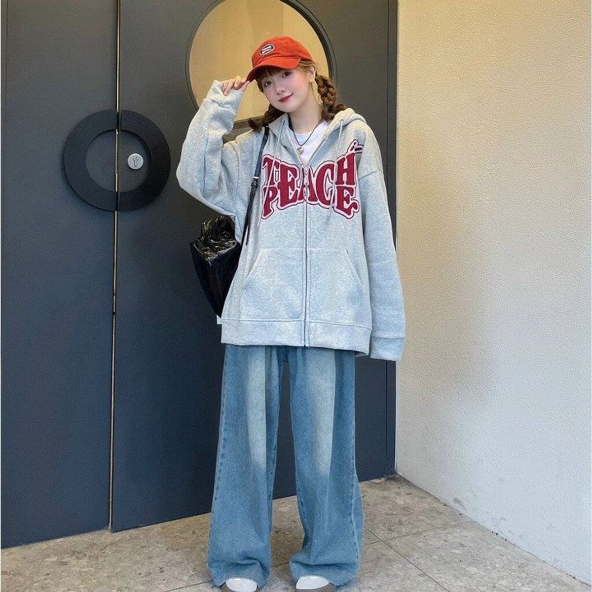ÁO KHOÁC HOODIE ZIPPER NỈ NAM NỮ UNISEX TEACH PEACE - AUSA HOUSE ÁO KHOÁC HOODIE ZIPPER NỈ NAM NỮ UNISEX TEACH PEACE - AUSA HOUSE