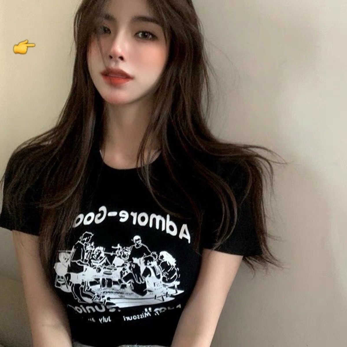ÁO THUN NỮ CROPTOP CỔ TRÒN TAY NGẮN ADMORE GOODE - AUSA HOUSE ÁO THUN NỮ CROPTOP CỔ TRÒN TAY NGẮN ADMORE GOODE - AUSA HOUSE