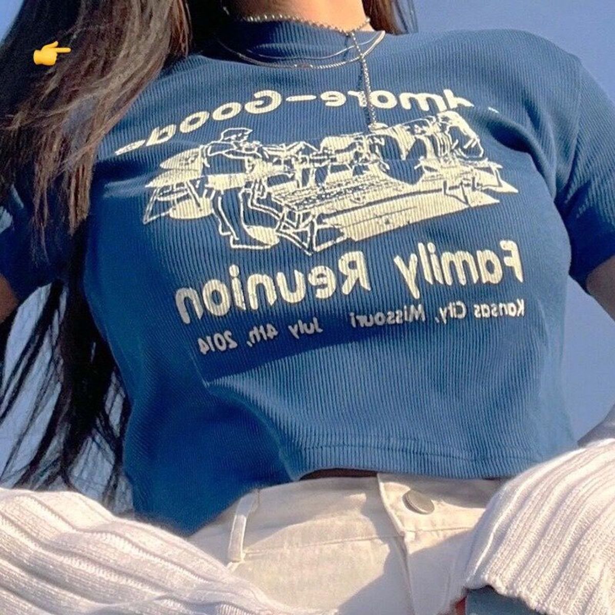 ÁO THUN NỮ CROPTOP CỔ TRÒN TAY NGẮN ADMORE GOODE - AUSA HOUSE ÁO THUN NỮ CROPTOP CỔ TRÒN TAY NGẮN ADMORE GOODE - AUSA HOUSE