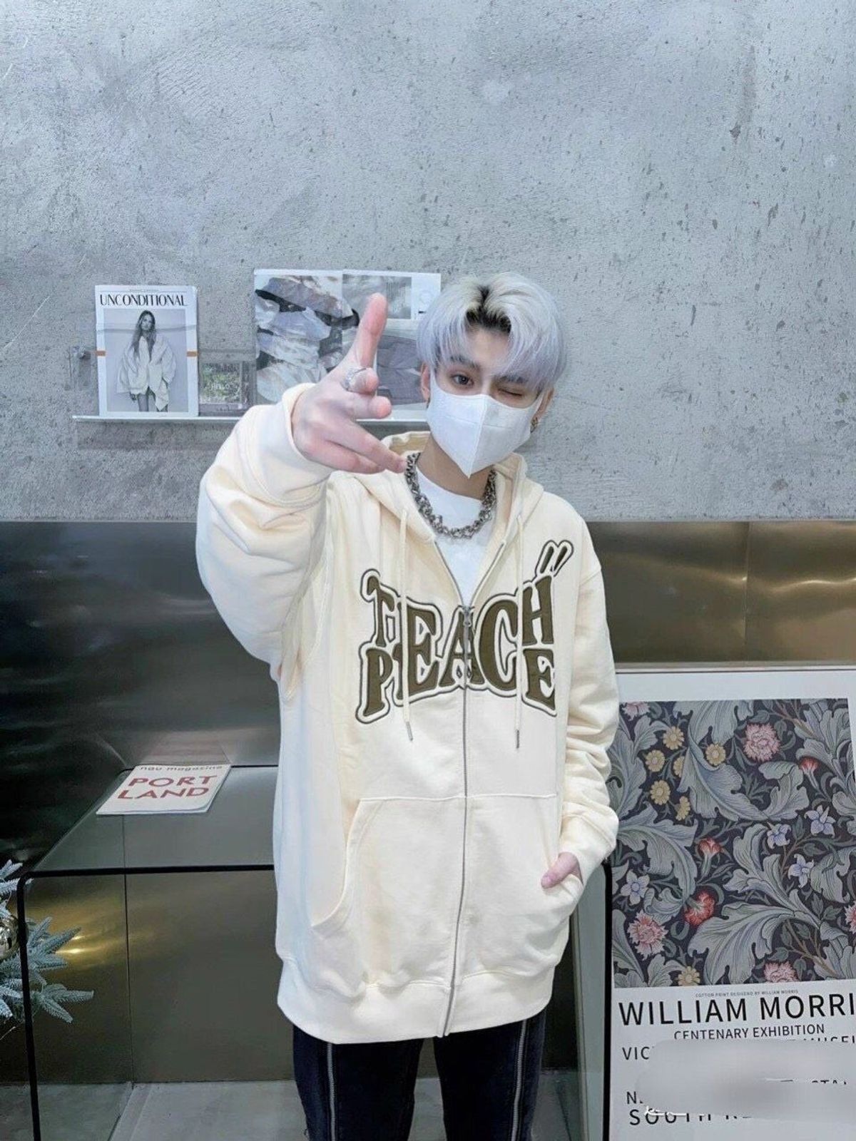 ÁO KHOÁC HOODIE ZIPPER NỈ NAM NỮ UNISEX TEACH PEACE - AUSA HOUSE ÁO KHOÁC HOODIE ZIPPER NỈ NAM NỮ UNISEX TEACH PEACE - AUSA HOUSE