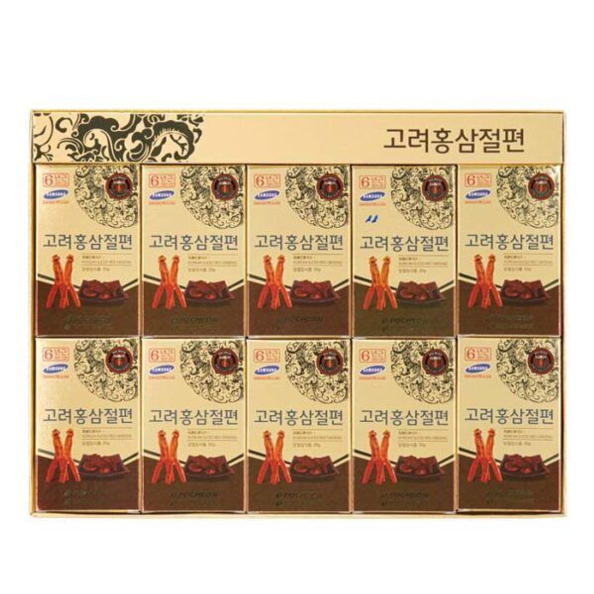 Hồng sâm thái lát tẩm mật ong POCHEON Sliced hộp 200g Hồng sâm thái lát tẩm mật ong POCHEON Sliced hộp 200g