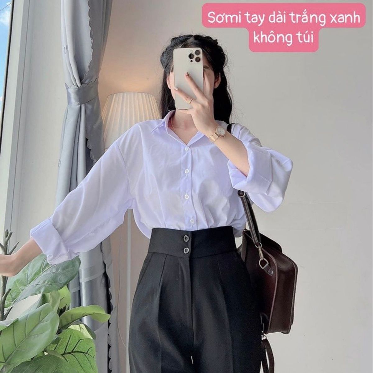 SƠMI HỌC SINH TAY DÀI KO TÚI FROM RỘNG HÀNG CAO CẤP - LÊ PHƯƠNG BOUTIQUE SƠMI HỌC SINH TAY DÀI KO TÚI FROM RỘNG HÀNG CAO CẤP - LÊ PHƯƠNG BOUTIQUE