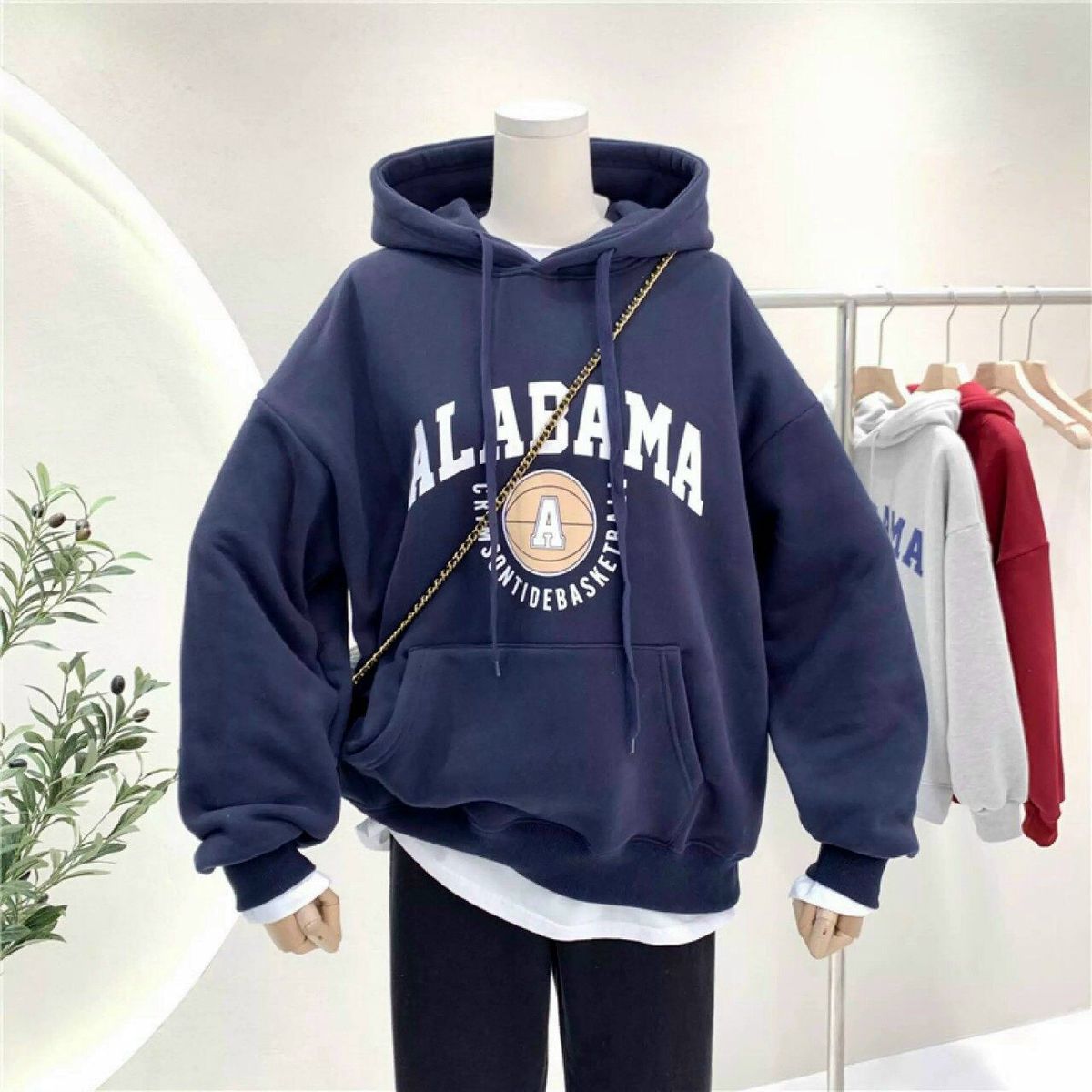 ÁO NỈ HOODIE ALABAMA - LÊ PHƯƠNG BOUTIQUE ÁO NỈ HOODIE ALABAMA - LÊ PHƯƠNG BOUTIQUE