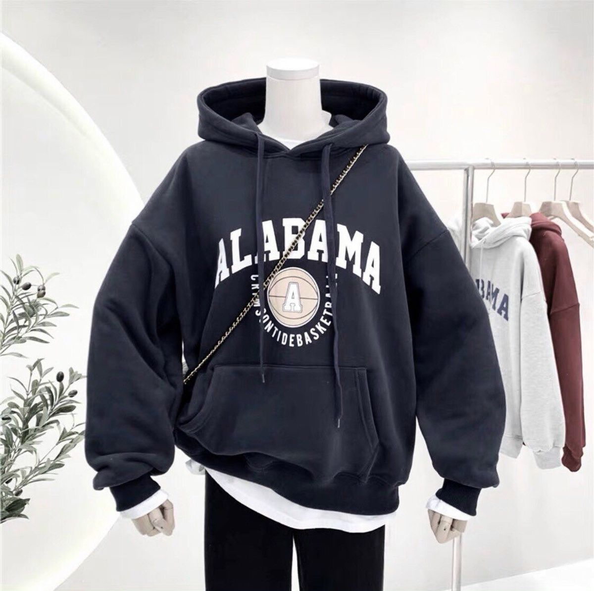 ÁO NỈ HOODIE ALABAMA - LÊ PHƯƠNG BOUTIQUE ÁO NỈ HOODIE ALABAMA - LÊ PHƯƠNG BOUTIQUE