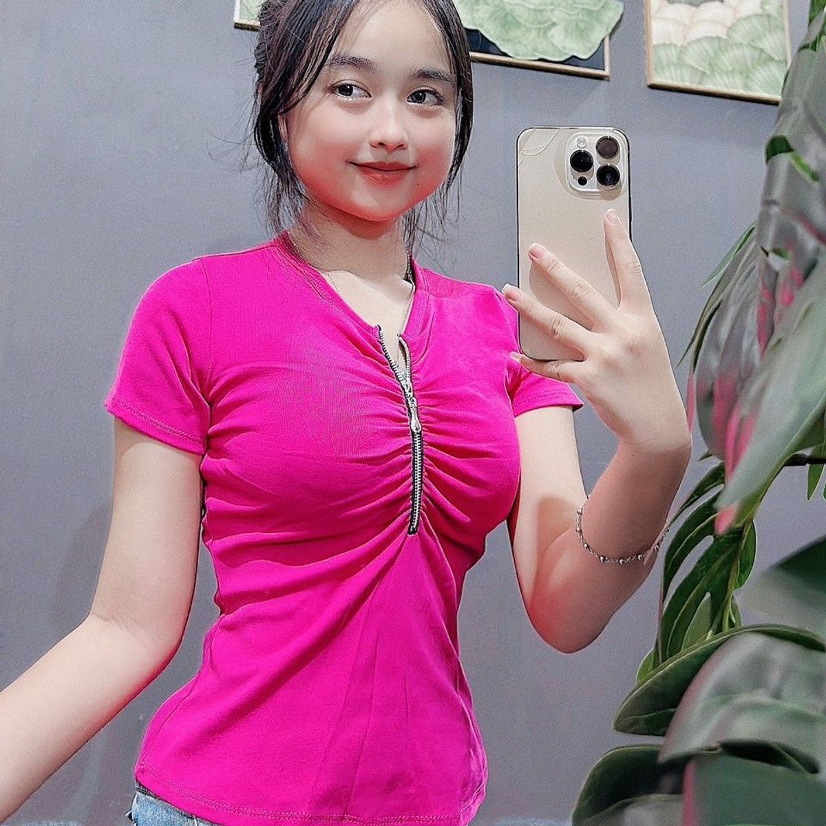 ÁO KIỂU RIP TAY NGẮN KHÓA KÉO XINH - LÊ PHƯƠNG BOUTIQUE ÁO KIỂU RIP TAY NGẮN KHÓA KÉO XINH - LÊ PHƯƠNG BOUTIQUE