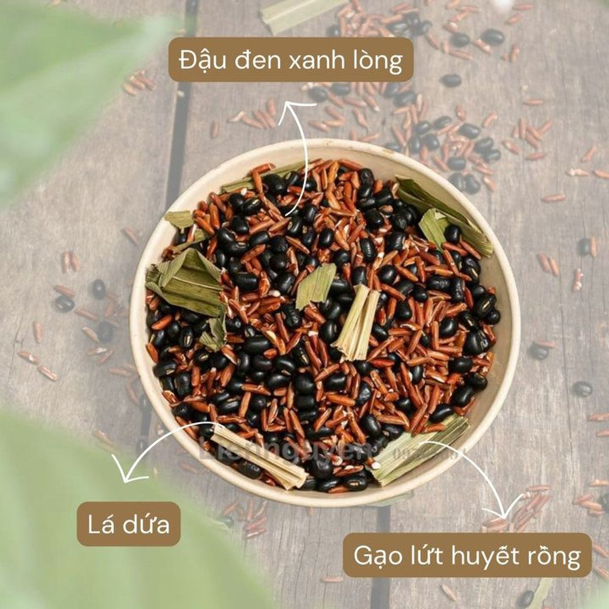 TRÀ GẠO LỨT HUYẾT RỒNG ĐẬU ĐEN XANH LÒNG LÁ DỨA - BAMBOO TRÀ GẠO LỨT HUYẾT RỒNG ĐẬU ĐEN XANH LÒNG LÁ DỨA - BAMBOO