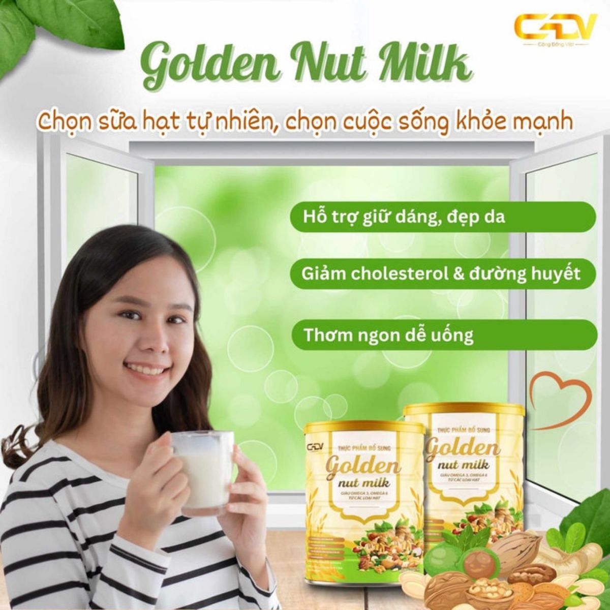 SỮA HẠT GOLDEN NUT MILK GIẢM CHOLESTEROL ,ĐƯỜNG HUYẾT,TỐT CHO TIM MẠCH TRÍ NÃO,TĂNG CƯỜNG ĐỀ KHÁNG - NANOFOD SỮA HẠT GOLDEN NUT MILK GIẢM CHOLESTEROL ,ĐƯỜNG HUYẾT,TỐT CHO TIM MẠCH TRÍ NÃO,TĂNG CƯỜNG ĐỀ KHÁNG - NANOFOD