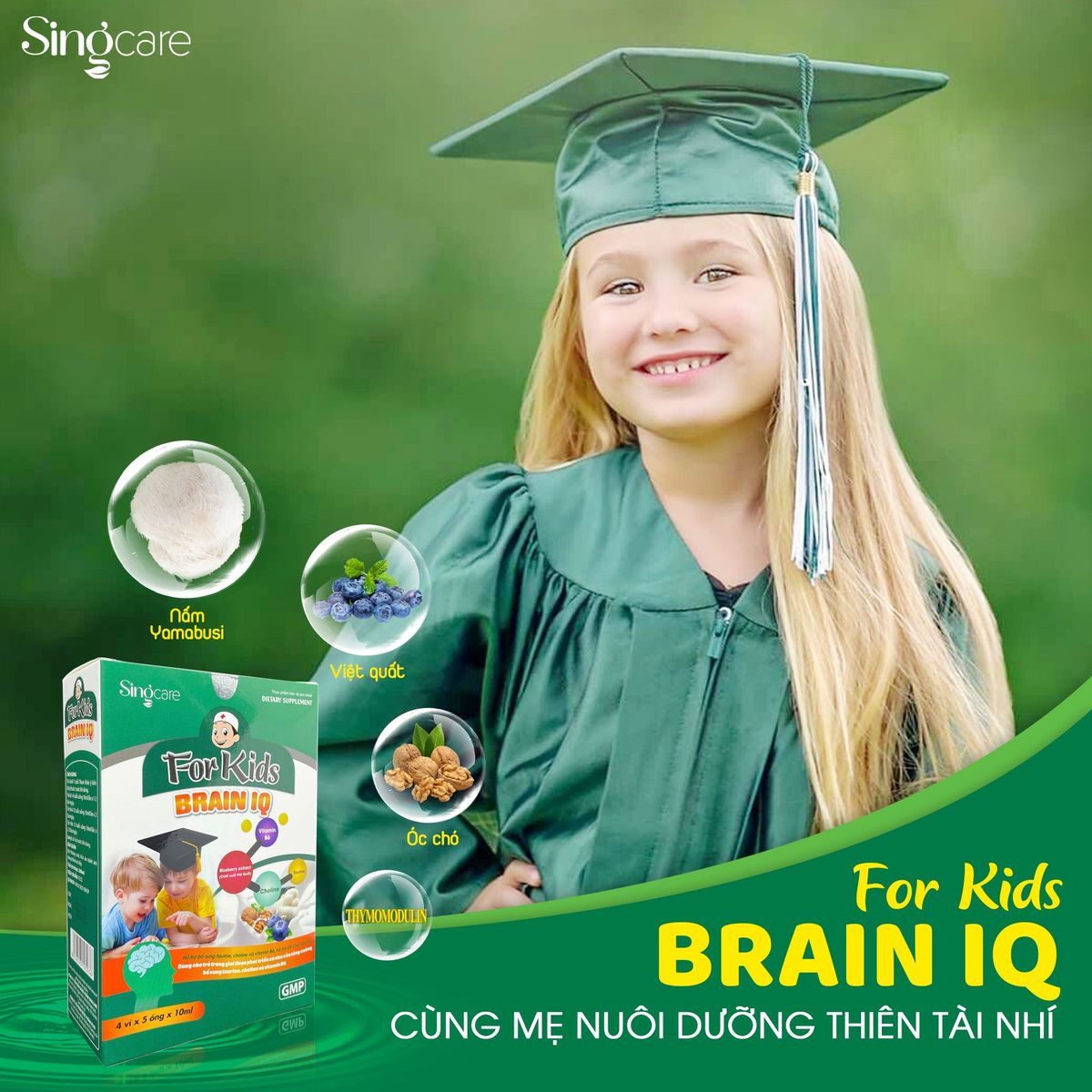 THỰC PHẨM BẢO VỆ SỨC KHOẺ FOR KIDS BRAIN IQ - SINGCARE THỰC PHẨM BẢO VỆ SỨC KHOẺ FOR KIDS BRAIN IQ - SINGCARE