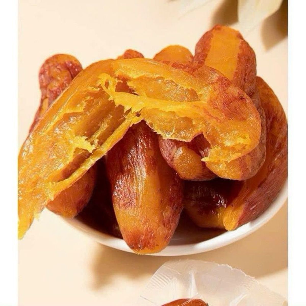 Khoai Lang Mật Sấy Dẻo Loại 1 Đóng Gói Riêng Từng Củ 500g Khoai Lang Mật Sấy Dẻo Loại 1 Đóng Gói Riêng Từng Củ 500g